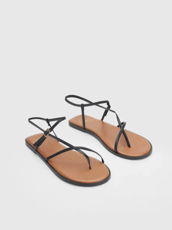 Capri Nappa Platta Sandaler*ATP Atelier Cheap