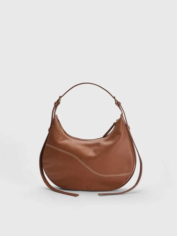 Liveri Grained Leather Small Hobo Bag*ATP Atelier Best