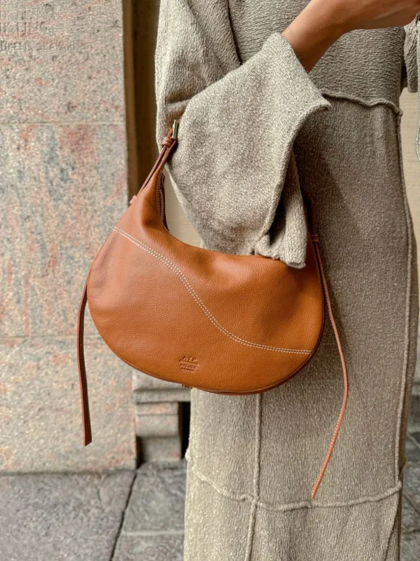 Liveri Grained Leather Small Hobo Bag*ATP Atelier Best