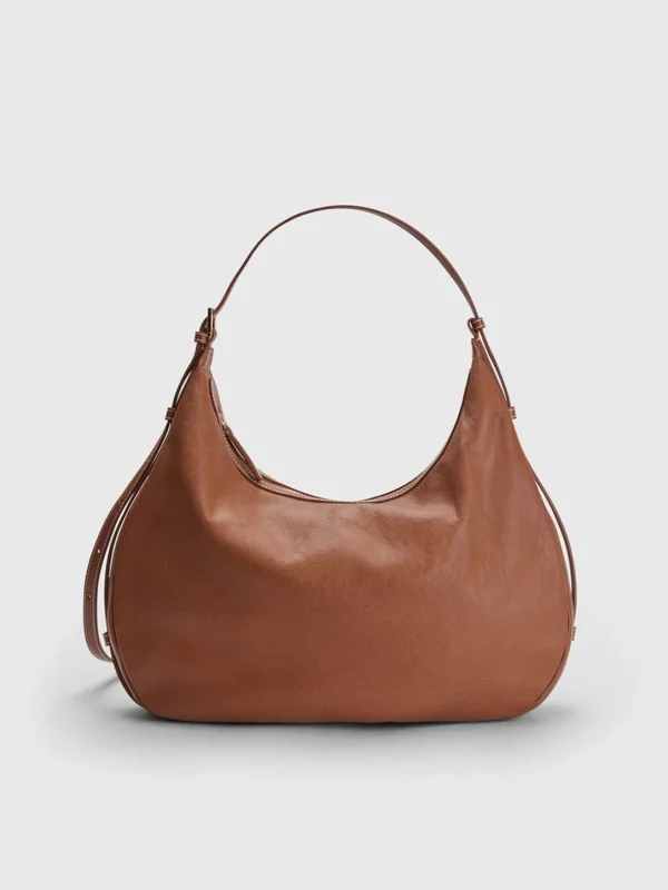 Potenza Grained Leather Large Hobo Bag*ATP Atelier Best Sale