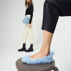 Teano Shearling Ballet Flats*ATP Atelier Outlet